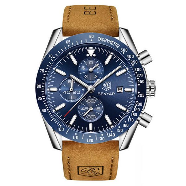 men's quartz watch six hands small dial function sports fashion men's wrist watch by-5140, Slivery;brown
men's quartz watch six hands small dial function sports fashion men's wrist watch by-5140, Slivery;brown