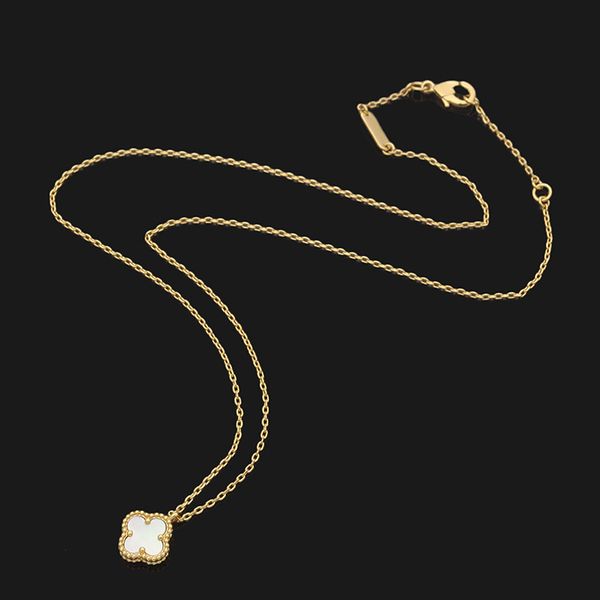 womens luxury designer necklace fashion mini flowers four-leaf necklaces 18k gold stainless steel jewelry 2pwa4, Silver
womens luxury designer necklace fashion mini flowers four-leaf necklaces 18k gold stainless steel jewelry 2pwa4, Silver