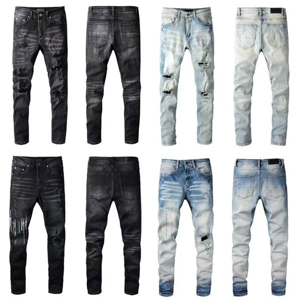designer tripp pants mens denim embroidery pants fashion holes trouser black ripped jeans old navy jeans hip hop distressed zipper trousers, Blue
designer tripp pants mens denim embroidery pants fashion holes trouser black ripped jeans old navy jeans hip hop distressed zipper trousers, Blue