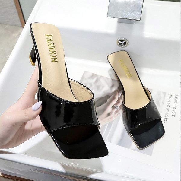slippers square toe mule for women fashion med heel outdoor shoes 2023 spring summer casual womens heels ready stock 230224, Black
slippers square toe mule for women fashion med heel outdoor shoes 2023 spring summer casual womens heels ready stock 230224, Black