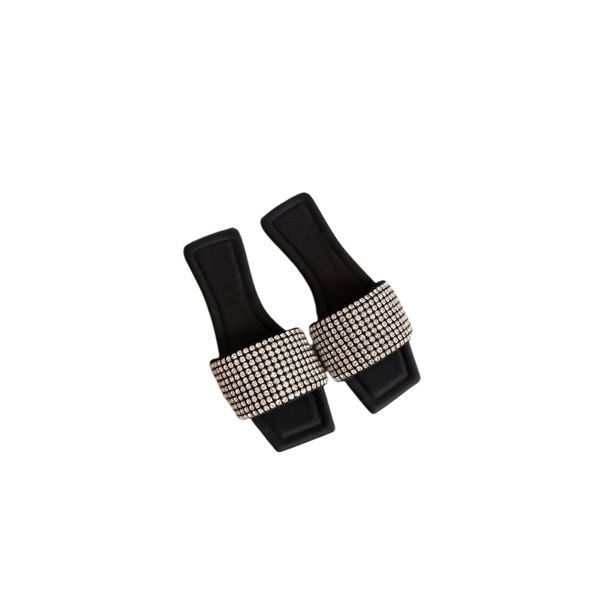designer women flat sandal summer beach all diamond low root slider formal leather strap buckle quilted black rubber sole shoes wholesale pr
designer women flat sandal summer beach all diamond low root slider formal leather strap buckle quilted black rubber sole shoes wholesale pr