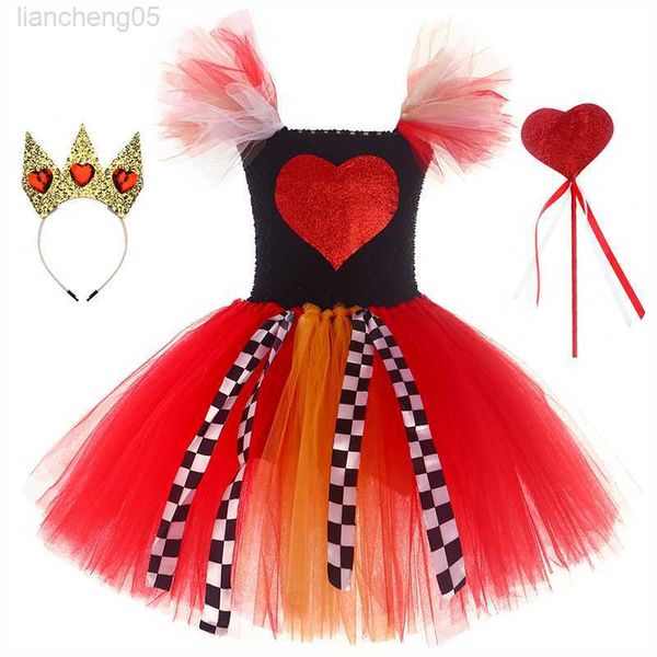 girl's dresses queen of hearts come girls birthday party clothes wonderland fairy tale princess tutu dress kids halloween carnival dres, Red;yellow 
girl's dresses queen of hearts come girls birthday party clothes wonderland fairy tale princess tutu dress kids halloween carnival dres, Red;yellow