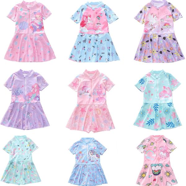 suit for baby 2-8 years swimsuit girls with short skirt unicorn mermaid print children's swimwear swimming bathing, Black
suit for baby 2-8 years swimsuit girls with short skirt unicorn mermaid print children's swimwear swimming bathing, Black