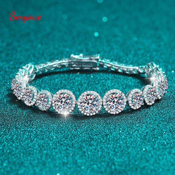 charm bracelets smyoue 10 8ct tennis for women sparkling luxury jewelry 925 sterling silver chain christmas gift 230223, Golden;silver
charm bracelets smyoue 10 8ct tennis for women sparkling luxury jewelry 925 sterling silver chain christmas gift 230223, Golden;silver