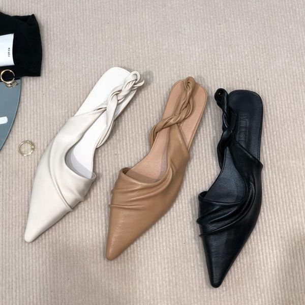sandals bailamos brand women flat heel sandal fashion pleated close toe mule shoes ladies slip on casual loafers outdoor slides 230224, Black
sandals bailamos brand women flat heel sandal fashion pleated close toe mule shoes ladies slip on casual loafers outdoor slides 230224, Black