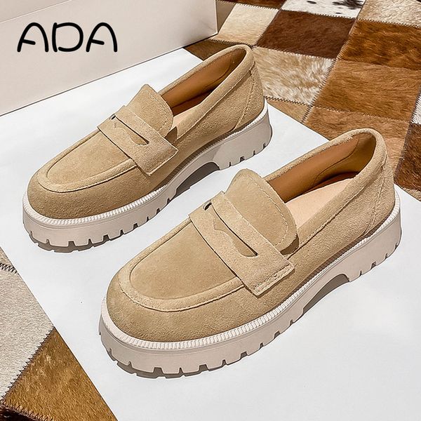 dress shoes women s spring female british style platform brand thick sole office casual slip on genuine leather ladies 230224, Black
dress shoes women s spring female british style platform brand thick sole office casual slip on genuine leather ladies 230224, Black