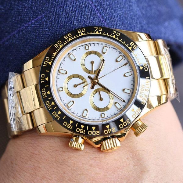 luxury business men's watch automatic mechanical watch 40mm stainless steel watch band ceramic watch ring montre de luxe fashion waterp, Slivery;brown
luxury business men's watch automatic mechanical watch 40mm stainless steel watch band ceramic watch ring montre de luxe fashion waterp, Slivery;brown