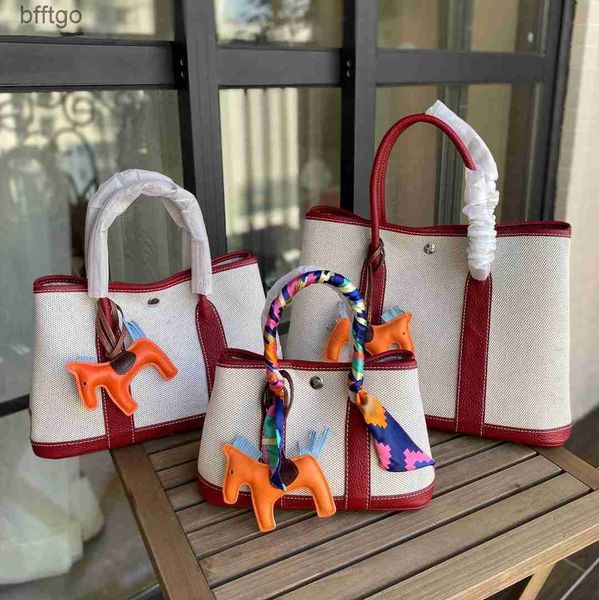 herme designer garden party bags for women 2023 spring new canvas with layer cowhide garden bag color cont
herme designer garden party bags for women 2023 spring new canvas with layer cowhide garden bag color cont