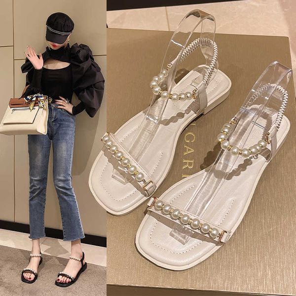 sandals roman women's flat bottom 2022 spring and summer new pearl bow thong shoes retro niche y2302, Black
sandals roman women's flat bottom 2022 spring and summer new pearl bow thong shoes retro niche y2302, Black