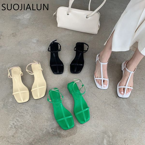 sandals suojialun summer brand women sandal fashion narrow band ladies dress gladiator shoes square low heel ankle strap beach sanda 230224, Black
sandals suojialun summer brand women sandal fashion narrow band ladies dress gladiator shoes square low heel ankle strap beach sanda 230224, Black