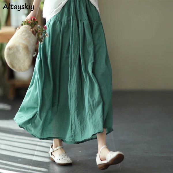 skirts skirts women long folk-style loose solid a-line summer new elegant retros casual all-match 6 colors streetwear chic new design l23022, Black
skirts skirts women long folk-style loose solid a-line summer new elegant retros casual all-match 6 colors streetwear chic new design l23022, Black