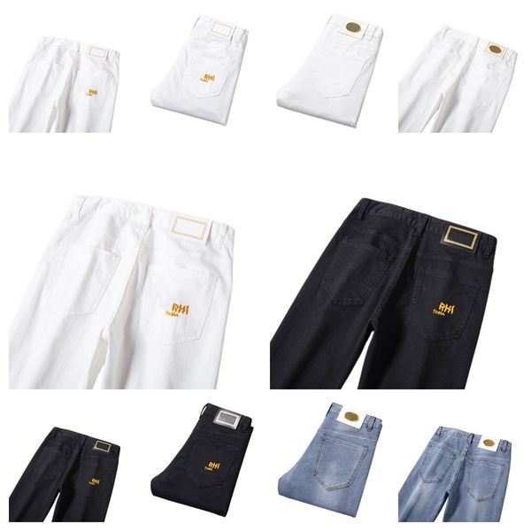 men's jeans spring summer thin slim fit european american high-end brand small straight double f pants kf9926-1, Blue
men's jeans spring summer thin slim fit european american high-end brand small straight double f pants kf9926-1, Blue
