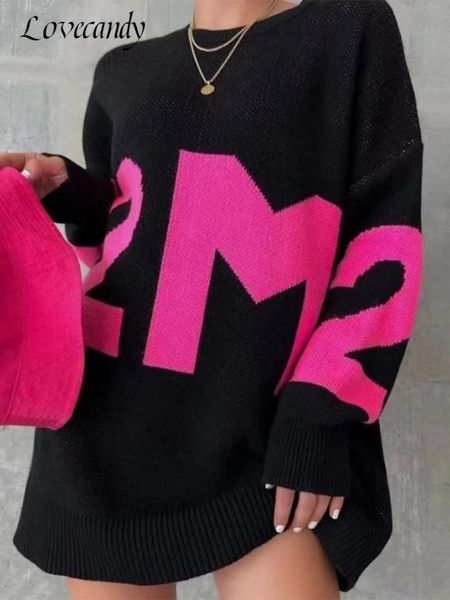 women's sweaters women letter print sweaters casual long sleeve o-neck knitted pullover fashion autumn winter lady oversized jumper 23, White;black
women's sweaters women letter print sweaters casual long sleeve o-neck knitted pullover fashion autumn winter lady oversized jumper 23, White;black