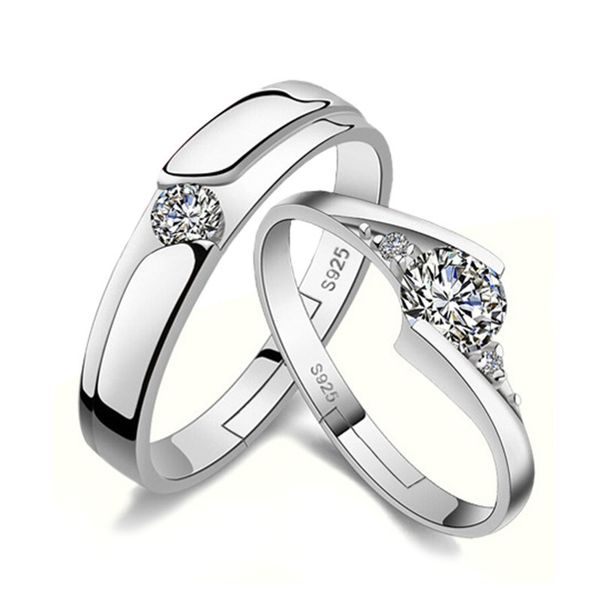 crystal open adjustable diamond engagement wedding ring couple rings fashion jewelry women men, Silver
crystal open adjustable diamond engagement wedding ring couple rings fashion jewelry women men, Silver