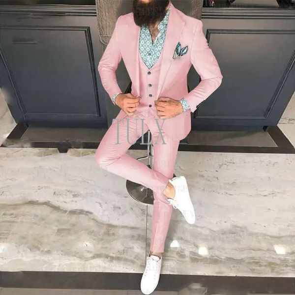 men s tracksuits mens suit for wedding business casual party blazer slim fit one button lapel 3 piece jacket vest pants costume homme 230224, Gray
men s tracksuits mens suit for wedding business casual party blazer slim fit one button lapel 3 piece jacket vest pants costume homme 230224, Gray