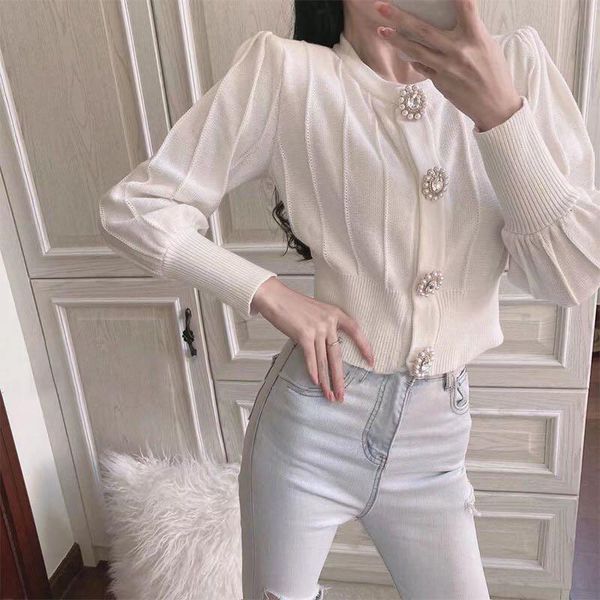 women's knits tees lucyever high waist slim fit long sleeve cardigan women spring drill buckle sweaters woman solid color knitted outwe, White
women's knits tees lucyever high waist slim fit long sleeve cardigan women spring drill buckle sweaters woman solid color knitted outwe, White