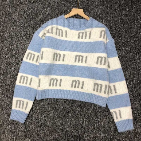 designer 2021 pink/blue striped women's sweaters letter embroidered mohair sweater for women designer long sleeves pullovers 2pql, White;black
designer 2021 pink/blue striped women's sweaters letter embroidered mohair sweater for women designer long sleeves pullovers 2pql, White;black