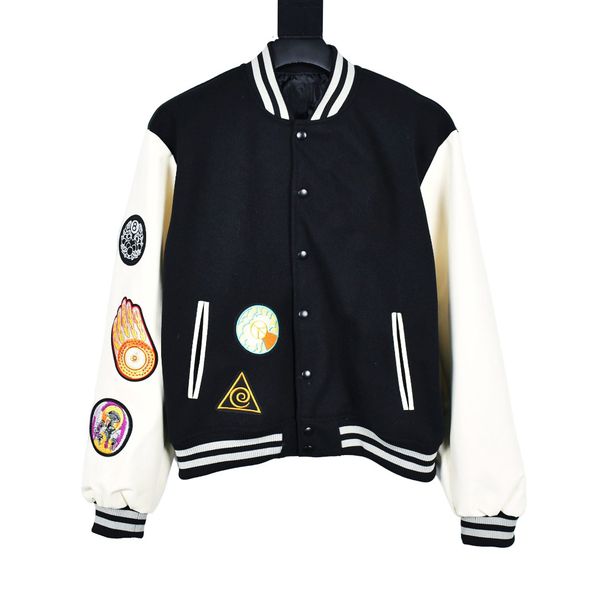 men's jackets st 22fw spring fall embroidery street style trend baseball jacket 230223, Black;brown
men's jackets st 22fw spring fall embroidery street style trend baseball jacket 230223, Black;brown