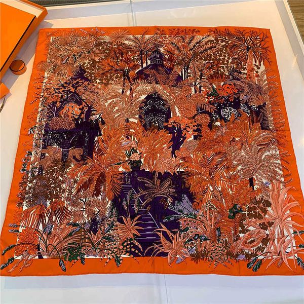 silk printing shawl students warm thin light large square scarf spring and autumn korean version of the summer orange silk scarf, Blue;gray
silk printing shawl students warm thin light large square scarf spring and autumn korean version of the summer orange silk scarf, Blue;gray