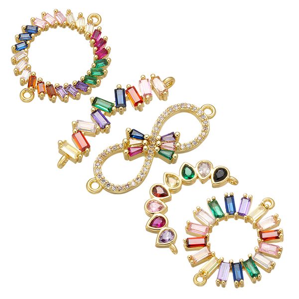 identification rainbow bow crystal connector for women's necklace earrings bracelet diy connector jewelry accessories, Black
identification rainbow bow crystal connector for women's necklace earrings bracelet diy connector jewelry accessories, Black