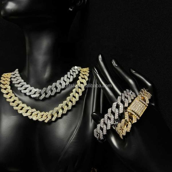 men's cuban link chain necklace hip hop iced out crystal cuban link chain necklace 14mm 2row, Silver
men's cuban link chain necklace hip hop iced out crystal cuban link chain necklace 14mm 2row, Silver
