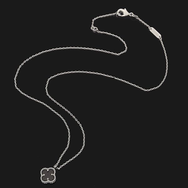 van clover necklace womens luxury designer necklace fashion mini flowers four-leaf clover necklaces 18k gold stainless steel necklaces jewel, Silver
van clover necklace womens luxury designer necklace fashion mini flowers four-leaf clover necklaces 18k gold stainless steel necklaces jewel, Silver