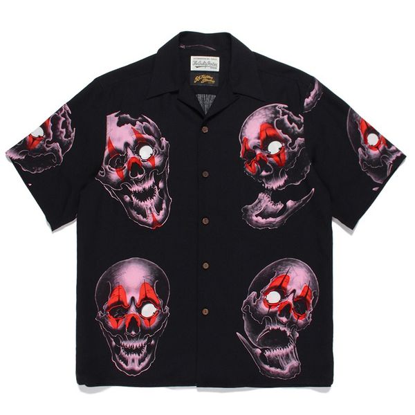 print shirt men women black white japan hawaiian shirts tee short sleeve, White;black
print shirt men women black white japan hawaiian shirts tee short sleeve, White;black