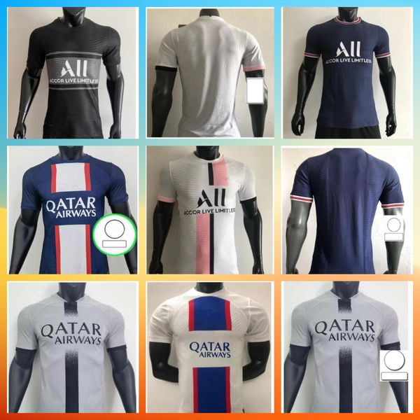 21 22 23 paris mbappe soccer jersey sergio ramos di maria draxler football shirt 2021 2022 2023 marquinhos verratti men maillots psgs tight, Black;yellow
21 22 23 paris mbappe soccer jersey sergio ramos di maria draxler football shirt 2021 2022 2023 marquinhos verratti men maillots psgs tight, Black;yellow