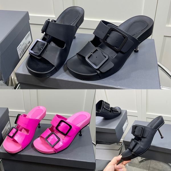fashion womens high heels shoes designer sandals slippers summer characteristic outsole tire pattern durable party beach sandals heel shoes, Black
fashion womens high heels shoes designer sandals slippers summer characteristic outsole tire pattern durable party beach sandals heel shoes, Black