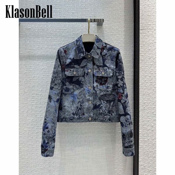 women s two piece pants 1 3 klasonbell vintage print short denim jacket or washed wide leg jeans set women 230224, White
women s two piece pants 1 3 klasonbell vintage print short denim jacket or washed wide leg jeans set women 230224, White