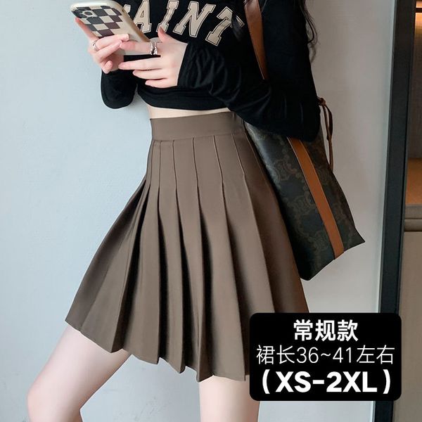khaki women's short skirt pleated skirt women's summer short skirt japanese high waist autumn winter new mid-length black large si
khaki women's short skirt pleated skirt women's summer short skirt japanese high waist autumn winter new mid-length black large si