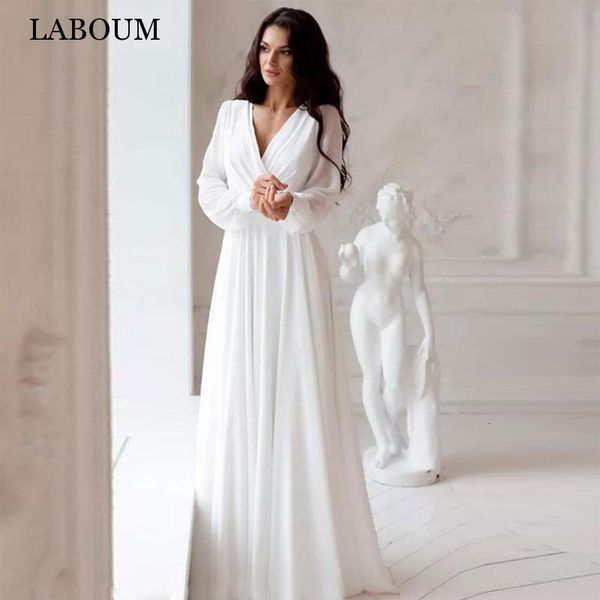 party dresses laboum simple a line chiffon wedding for women bride elegant v-neck bridal gowns with bow belt vestido de casamento 230224, White;black
party dresses laboum simple a line chiffon wedding for women bride elegant v-neck bridal gowns with bow belt vestido de casamento 230224, White;black