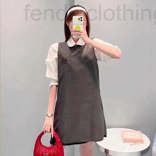 casual dresses designer miao family 2023 early spring new logo round neck sleeveless tank dress women's nanyou high version hw94, Black;gray
casual dresses designer miao family 2023 early spring new logo round neck sleeveless tank dress women's nanyou high version hw94, Black;gray