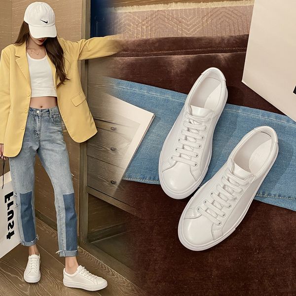 dress shoes 2023 spring autumn small white flat genuine leather causual women and men s sneakers lace up canvas 230224, Black
dress shoes 2023 spring autumn small white flat genuine leather causual women and men s sneakers lace up canvas 230224, Black