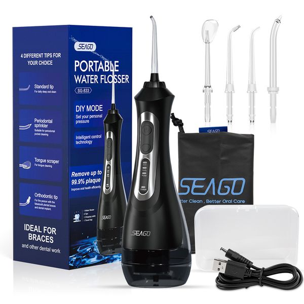 other oral hygiene seago dental irrigator portable water flosser usb rechargeable jet ipx7 200ml tank 230224
other oral hygiene seago dental irrigator portable water flosser usb rechargeable jet ipx7 200ml tank 230224