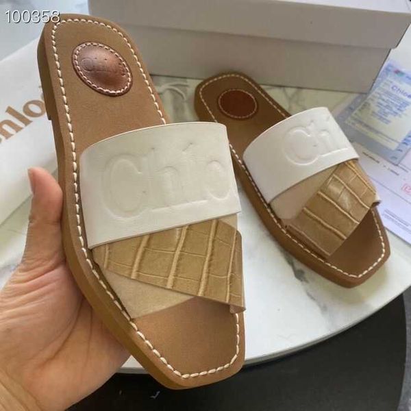 slipper square designer women slide beach kloe fashion shoes summer new style s wear flip-flop letter flat bottom 4lq7, Black
slipper square designer women slide beach kloe fashion shoes summer new style s wear flip-flop letter flat bottom 4lq7, Black