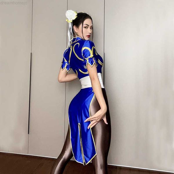 4pcs set shiny glossy satin one-piece body suit japanese anime street fighter cosplay chunli skirt costume roleplay 0224, Red;black
4pcs set shiny glossy satin one-piece body suit japanese anime street fighter cosplay chunli skirt costume roleplay 0224, Red;black