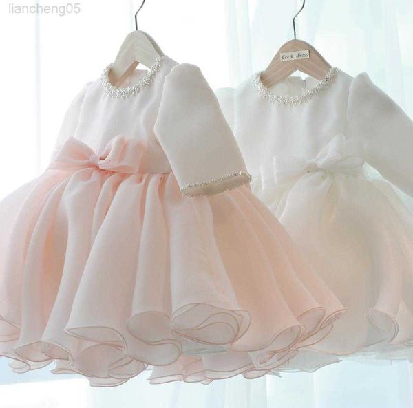 girl's dresses long sleeve baby girl dresses beads bow baptism dress for princess 1 year birthday party wedding gown baby christening c, Red;yellow
girl's dresses long sleeve baby girl dresses beads bow baptism dress for princess 1 year birthday party wedding gown baby christening c, Red;yellow
