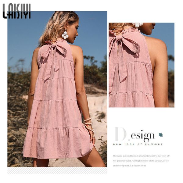 casual dresses laisiyi girl women sleeveless tie back halter mini swing pleated a-line loose summer simple 230224, Black;gray
casual dresses laisiyi girl women sleeveless tie back halter mini swing pleated a-line loose summer simple 230224, Black;gray