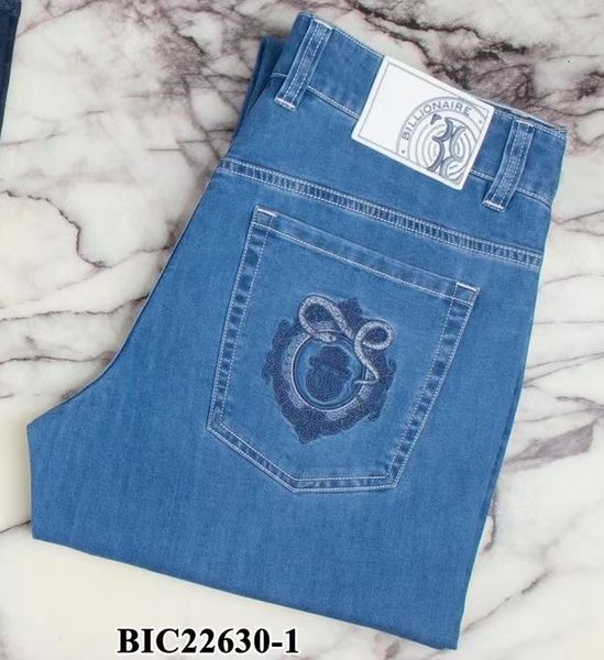 men s jeans billionaire jeans cotton men summer style commerce fashion embroidery desinged gentleman trouser 230224, Blue
men s jeans billionaire jeans cotton men summer style commerce fashion embroidery desinged gentleman trouser 230224, Blue