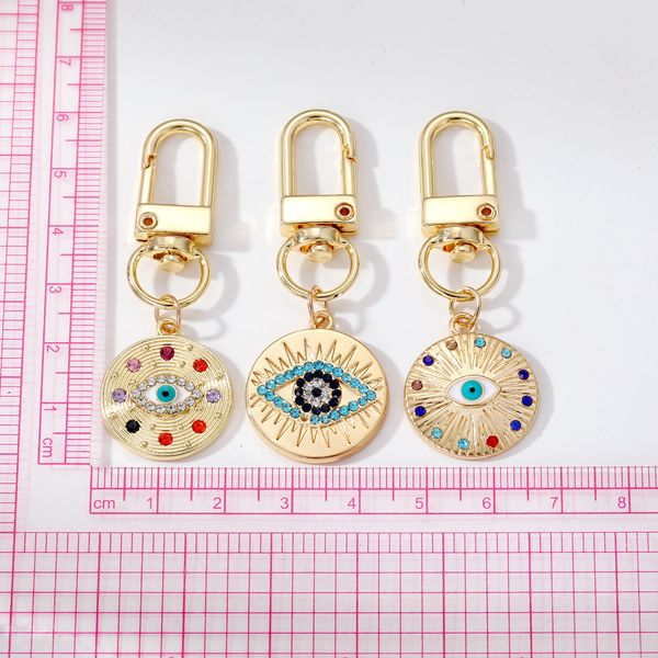 fashion bohemian style keychain pendant creative diamond devil's eye keychains jewelry accessory in bulk, Silver
fashion bohemian style keychain pendant creative diamond devil's eye keychains jewelry accessory in bulk, Silver