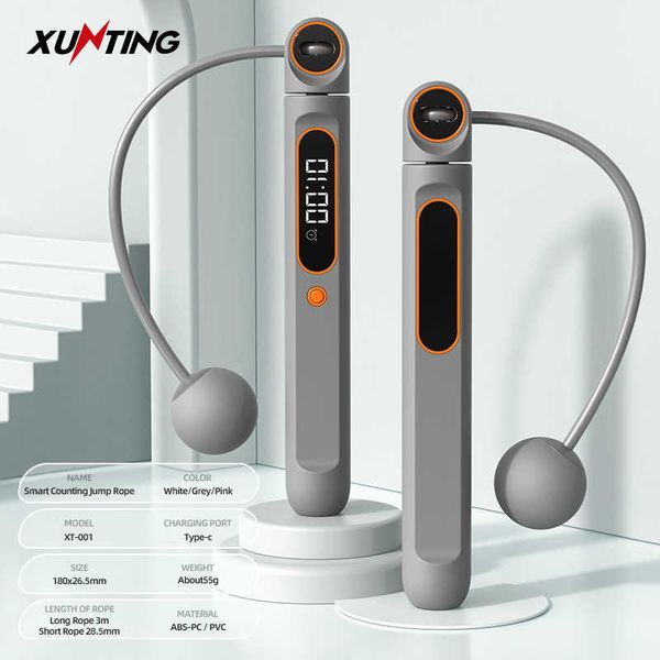 jump ropes xunting jump rope with one keys counter adjustable skipping wireless ball sports for crossfit training fitness equipment j230224
jump ropes xunting jump rope with one keys counter adjustable skipping wireless ball sports for crossfit training fitness equipment j230224