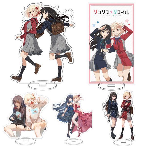 key rings japan anime selling lycoris recoil inoue takina senzoku tetsuya humanoid stand acrylic ornament birthday christmas gift kids j2302, Slivery;golden
key rings japan anime selling lycoris recoil inoue takina senzoku tetsuya humanoid stand acrylic ornament birthday christmas gift kids j2302, Slivery;golden