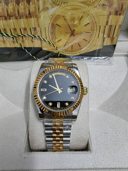 with original box 41mm mens watches 2813 automatic movement full stainless steel watch waterproof luminous mechanical wristwatches gifts, Slivery;brown
with original box 41mm mens watches 2813 automatic movement full stainless steel watch waterproof luminous mechanical wristwatches gifts, Slivery;brown
