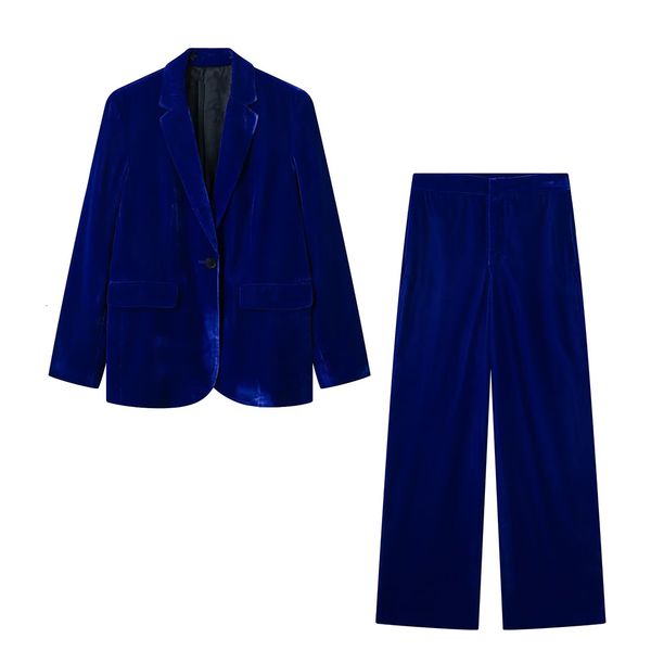 women s suits blazers fall and winter casual fashion velvet blazer retro lapel long sleeve pocket solid jacket wide tube pants 230224, White;black
women s suits blazers fall and winter casual fashion velvet blazer retro lapel long sleeve pocket solid jacket wide tube pants 230224, White;black