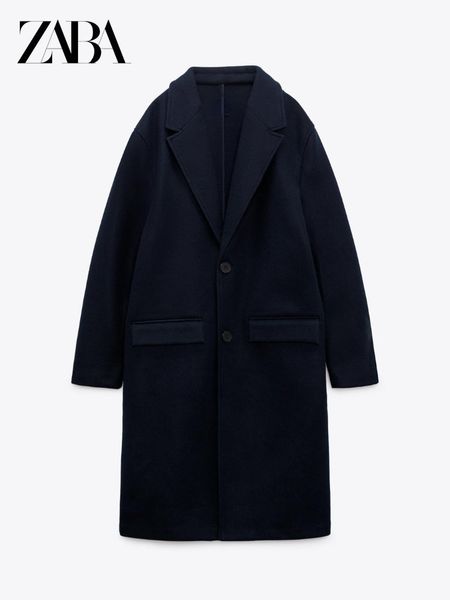 women's jackets za autumn winter counter quality fashion atmosphere lapel loose midlength pocket woolen coat warm longsleeved 230223, Black;brown
women's jackets za autumn winter counter quality fashion atmosphere lapel loose midlength pocket woolen coat warm longsleeved 230223, Black;brown