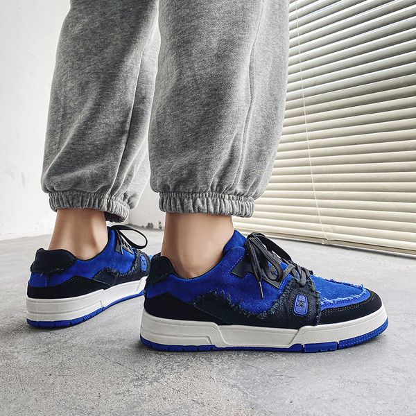 dress shoes midheel mens 2022 summer and autumn trend board student casual sports 230224, Black
dress shoes midheel mens 2022 summer and autumn trend board student casual sports 230224, Black