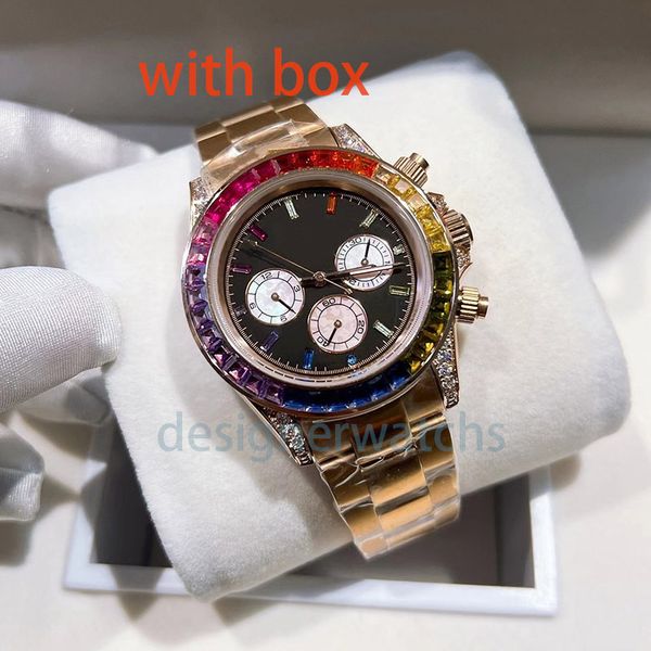 mens watch luxury designer high-end business watch rainbow ring rubber stainless steel strap sapphire glass waterproof watch, Slivery;brown
mens watch luxury designer high-end business watch rainbow ring rubber stainless steel strap sapphire glass waterproof watch, Slivery;brown