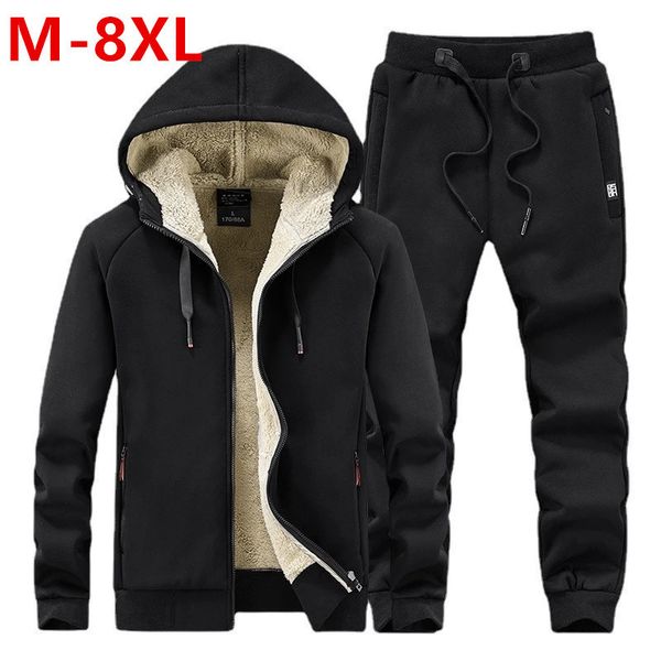 men's tracksuits fur mens winter set warm hoodies suit casual fleece sweatshirts 2 pieces hoodies pants sportswear 230224, Gray
men's tracksuits fur mens winter set warm hoodies suit casual fleece sweatshirts 2 pieces hoodies pants sportswear 230224, Gray