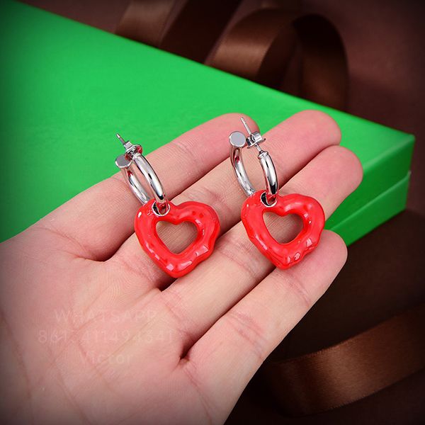 botiega heart shaped earrings designer studs dangle for woman gold plated 18k highest counter quality classic style exquisite gift 032, Silver
botiega heart shaped earrings designer studs dangle for woman gold plated 18k highest counter quality classic style exquisite gift 032, Silver